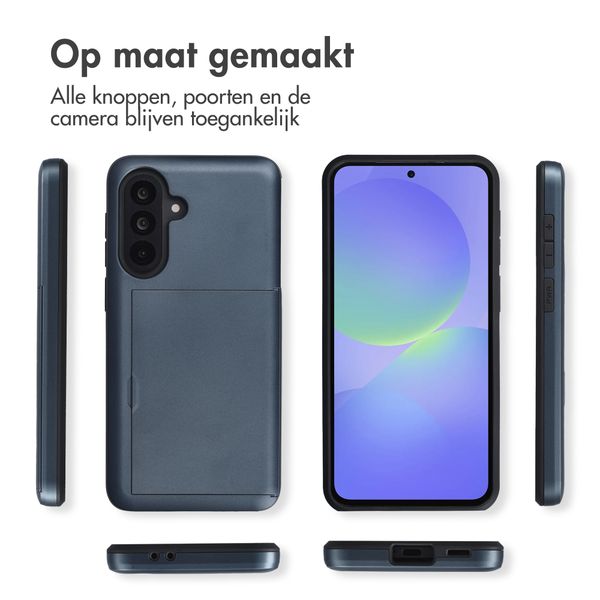 imoshion Backcover met pasjeshouder Samsung Galaxy A37 (5G) - Donkerblauw