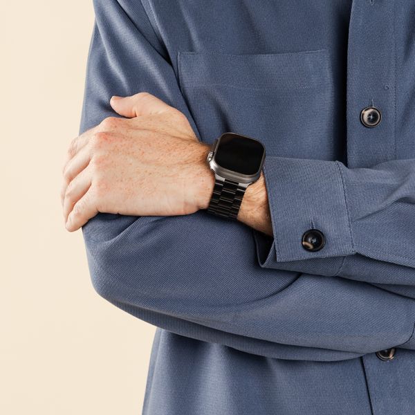imoshion Stalen bandje Apple Watch | 38/40/41/42 mm - Zwart