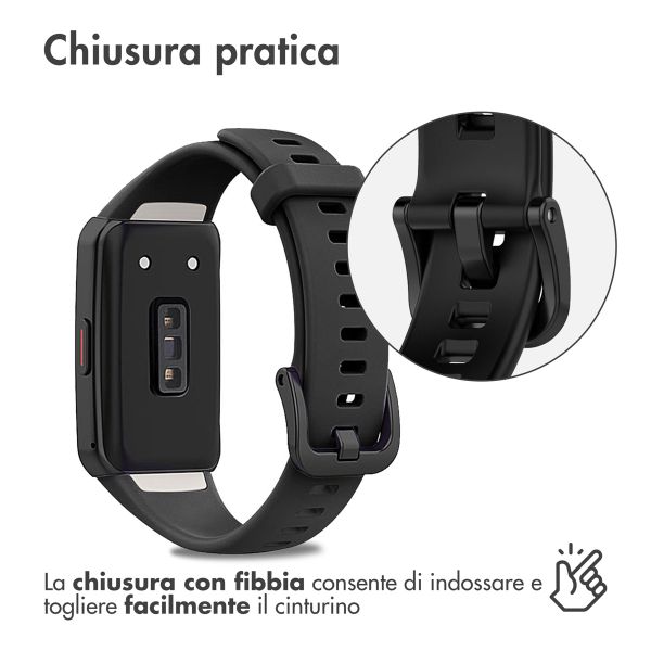 imoshion Siliconen bandje Huawei Band 6 / Honor Band 6 - Zwart