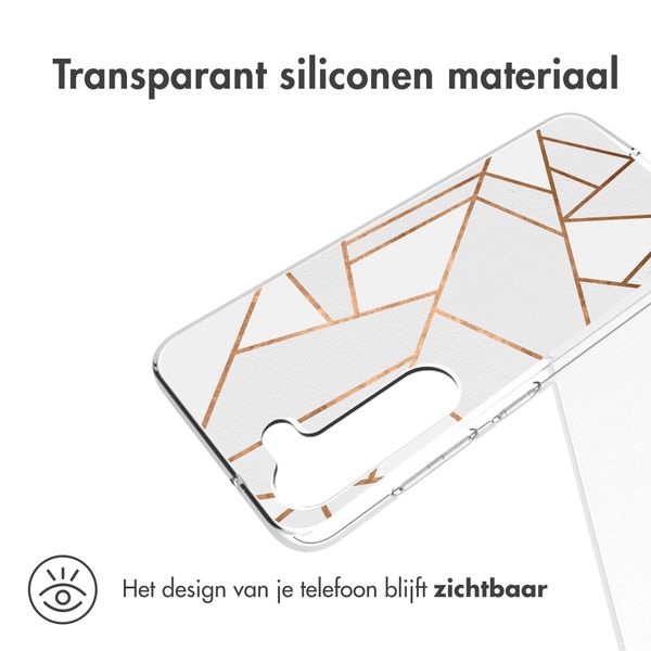 imoshion Design hoesje Samsung Galaxy S23 Plus - White Graphic