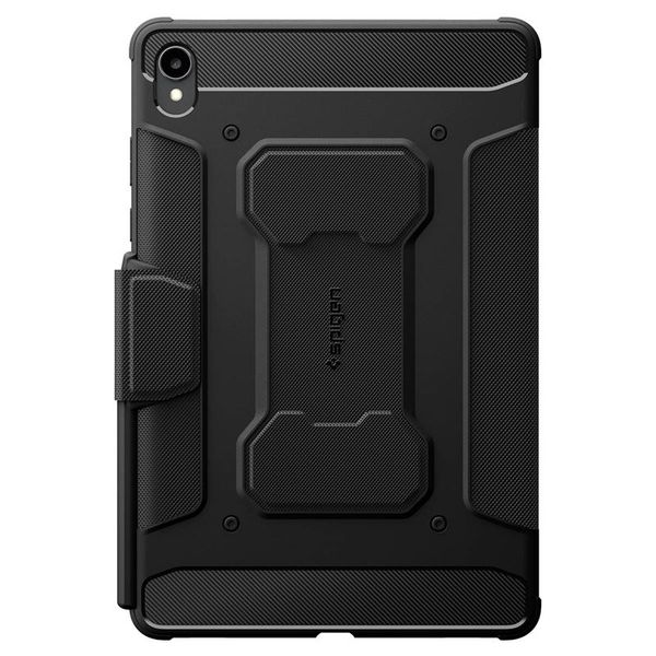 Spigen Rugged Armor Pro Bookcase Samsung Galaxy Tab S11 - Zwart