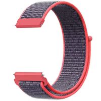 imoshion Nylon bandje Samsung Galaxy Watch 40/42mm / Active 2 42/44mm / Watch 3 41mm - Rood