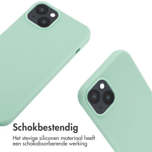 imoshion Siliconen hoesje met koord Apple iPhone 14 Plus - Mintgroen