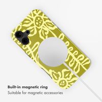Selencia Vivid Back Cover with MagSafe Apple iPhone 16 - Chalky Bloom