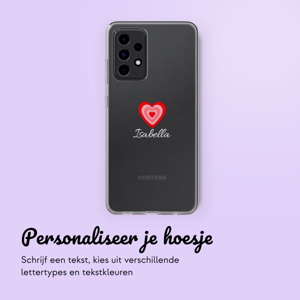 Hoesje met eigen foto en/of tekst Samsung Galaxy A52(s) (5G/4G) - Hartje