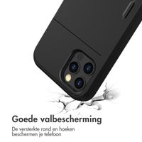 imoshion Backcover met pasjeshouder Apple iPhone 15 - Zwart
