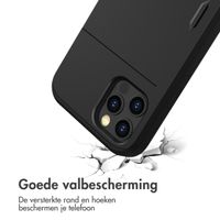 imoshion Backcover met pasjeshouder iPhone 15 - Zwart