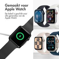 imoshion Oplaadkabel Apple Watch USB-C en USB-A - 0,5 meter - Wit