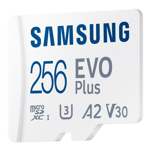 Samsung EVO Plus microSD 2024 - 265GB - inclusief SD Adapter - UHS-I/U3/Full HD/4K UHD