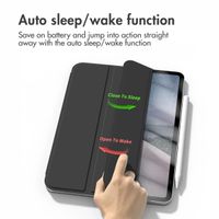 imoshion Magnetic Book Case Apple iPad 11 (2025) 11 inch A16 / iPad 10 (2022) 10.9 inch - Black