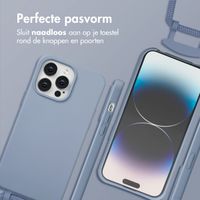 imoshion Color Backcover met afneembaar koord MagSafe Apple iPhone 14 Pro Max - Ash Blue