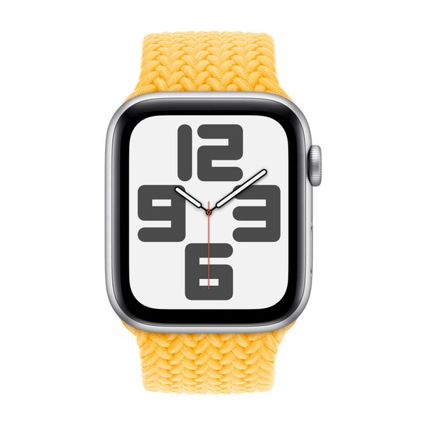 Apple Gevlochten solobandje Apple Watch | 38/40/41/42 mm - Maat 2 - Sunshine