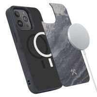 Woodcessories Bumper Case MagSafe iPhone 14 Pro - Real Slate Stone