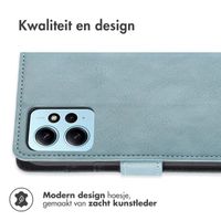 imoshion Luxe Bookcase Xiaomi Redmi Note 12 (4G) - Lichtblauw