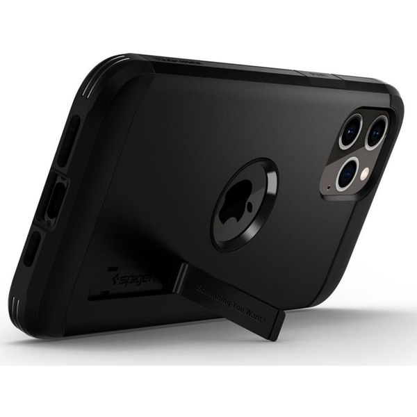 Spigen Tough Armor Backcover Apple iPhone 12 (Pro) - Zwart
