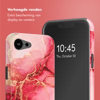 Selencia Vivid Backcover met MagSafe Apple iPhone 16e - Rosy Marble