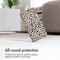 imoshion Design Bookcase Samsung Galaxy A34 (5G) - Black And White Dots