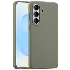 Accezz Liquid Silicone Back Cover with MagSafe Samsung Galaxy S26 Plus - Cooper Green
