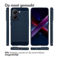 imoshion Brushed Backcover Xiaomi Poco X7 Pro - Donkerblauw