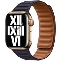 Apple Leather Link Apple Watch | 38/40/41/42 mm - Size M/L - Ink