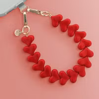 Selencia Lova Hartjes Polskoord - Red