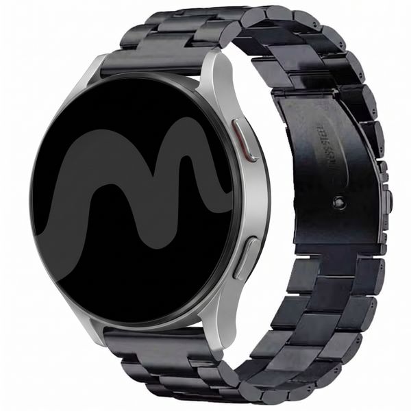 imoshion Stalen bandje  - Universeel 24 mm aansluiting - Zwart