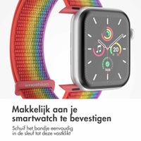 imoshion Nylon bandje Apple Watch Series 1 t/m 11 / SE / Ultra (44/45/46/49 mm) - Rainbow