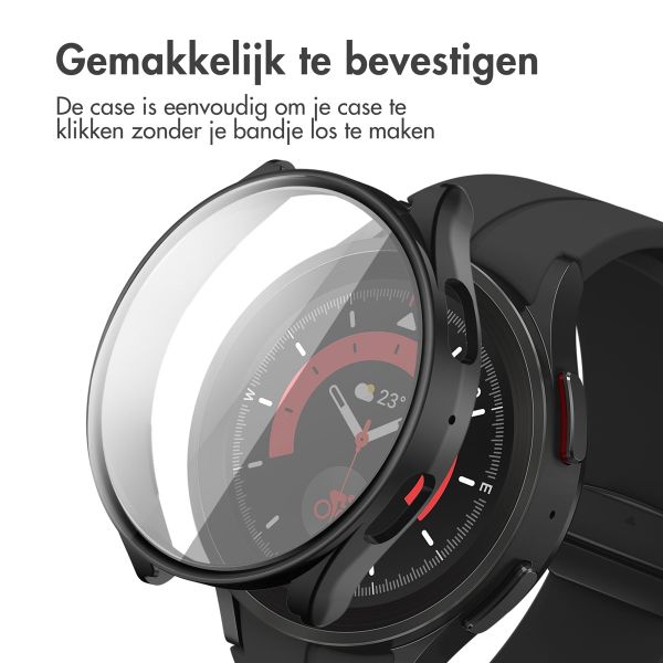 imoshion Full Cover Hardcase Samsung Galaxy Watch 5 44 mm - Zwart