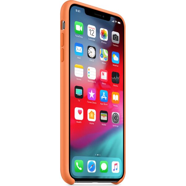 Apple Silicone Backcover Apple iPhone Xs Max - Papaya