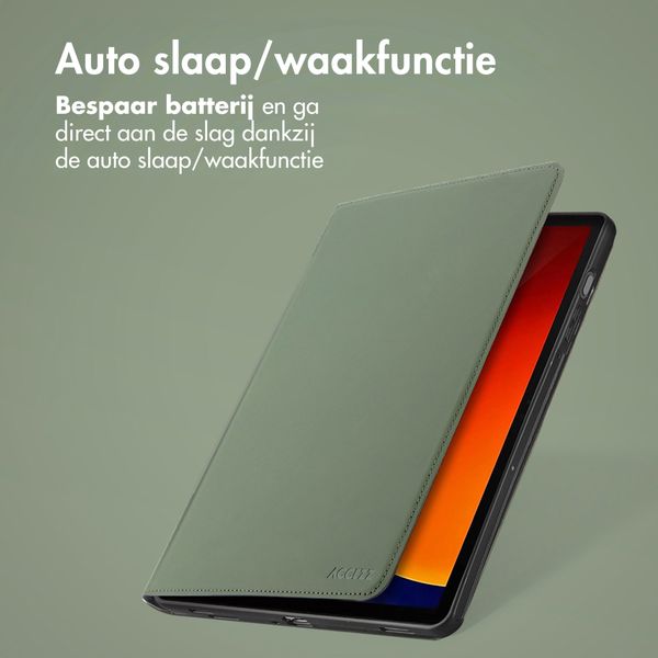 Accezz Classic Tablet Case Samsung Galaxy Tab S10 Lite / S9 11.0 inch / Tab S10 FE / S9 FE 10.9 inch - Groen