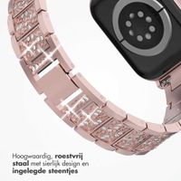 Selencia Sparkle schakelband Apple Watch Series 1 t/m 9 / SE (38/40/41 mm) | Series 10 / 11 (42 mm) - Roze