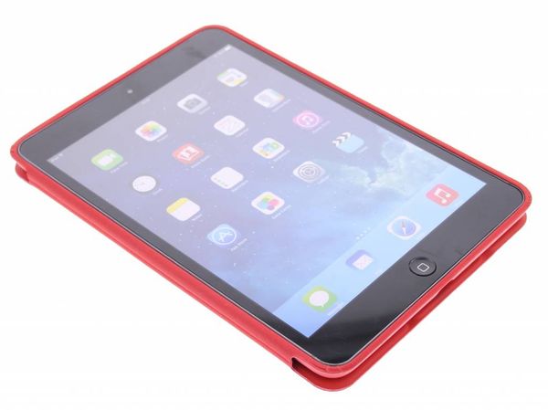 Luxe Bookcase iPad Mini 3 (2014) / Mini 2 (2013) / Mini 1 (2012) - Rood