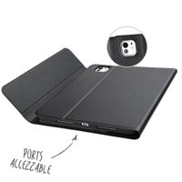Accezz Bluetooth Keyboard Book Case Apple iPad Pro 11 (2025) M5 / (2024) M4 - QWERTY / NL - Black