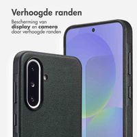 Accezz MagSafe Leather Backcover Samsung Galaxy A36 / A56 - Onyx Black