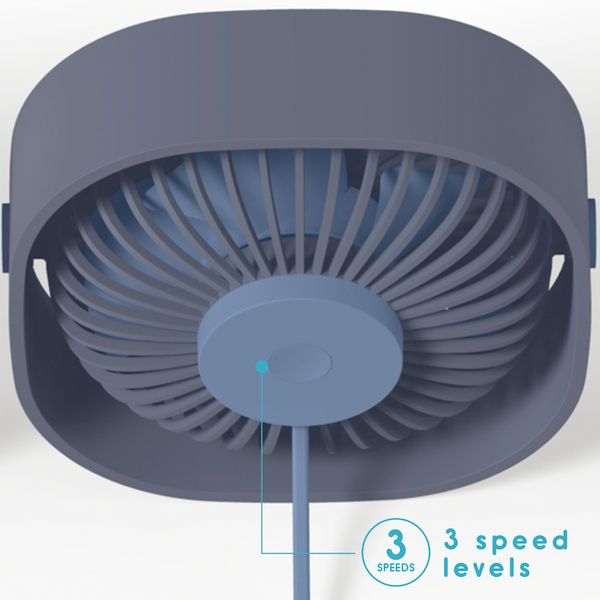 imoshion USB Bureau Ventilator - Blauw