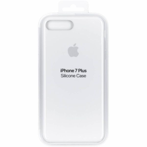 Apple Silicone Backcover Apple iPhone 8 Plus / 7 Plus - White