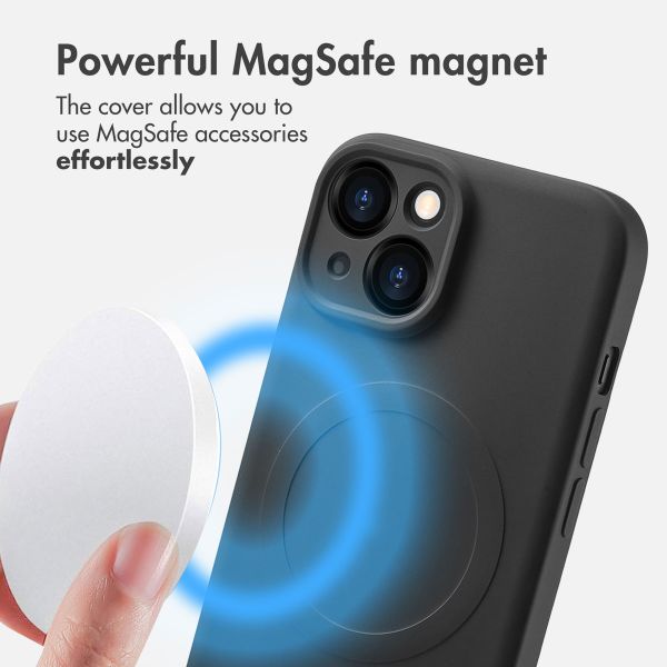 imoshion Colour Back Cover with MagSafe Apple iPhone 15 - Black