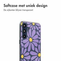 imoshion  Design hoesje Samsung Galaxy A16 - Tropical Violet Flowers Connect