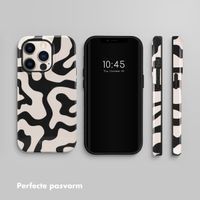 Selencia Vivid Backcover Apple iPhone 14 Pro - Art Wave Black