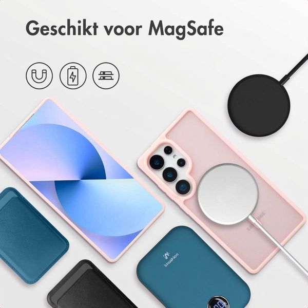 imoshion Color Guard Backcover met MagSafe Samsung Galaxy S25 Ultra - Lichtroze