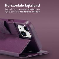 Accezz Leather Bookcase 2-in-1 met MagSafe Apple iPhone 15 - Heath Purple