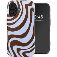 Selencia Vivid Backcover met MagSafe Apple iPhone 17 - Dream Swirl Chocolate