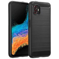 imoshion Brushed Backcover Samsung Galaxy Xcover 6 Pro - Zwart