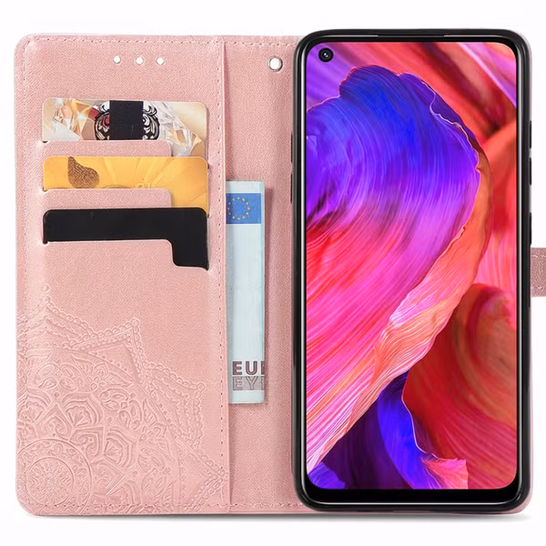 imoshion Mandala Bookcase Oppo A74 (5G) / A54 (5G) - Rosé Goud