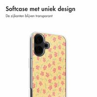 imoshion  Design hoesje iPhone 16 - Sunny Yellow Petite Flowers