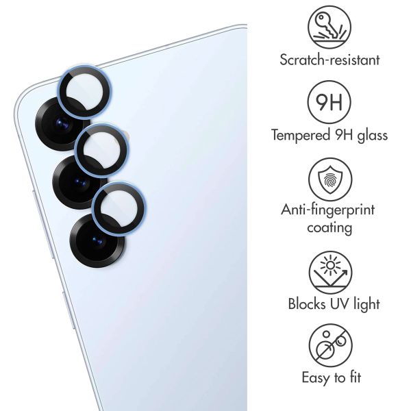 imoshion Camera Protector Glass 2-pack Samsung Galaxy S25 - Icyblue