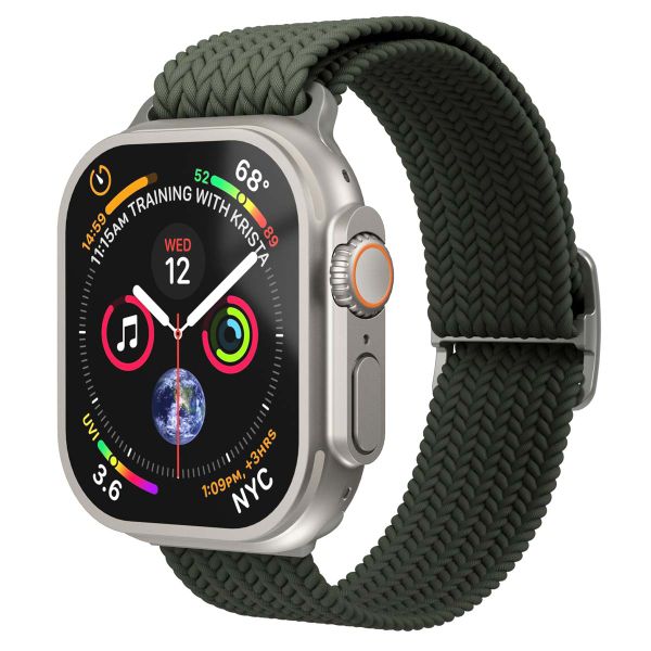 Vonmählen Woven Loop bandje Apple Watch | 44/45/46/49 mm - Olive