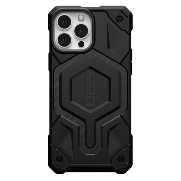 UAG Monarch Backcover MagSafe iPhone 13 Pro Max - Carbon Fiber