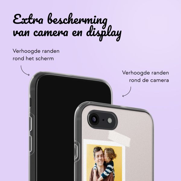 Gepersonaliseerd hoesje met filmrol N°1 iPhone SE (2022 / 2020) / 8 / 7- Transparant