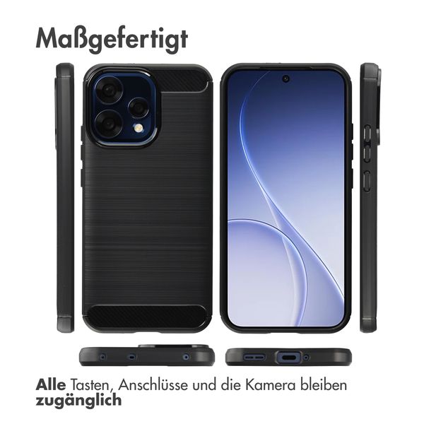 imoshion Brushed Backcover Oppo Reno15 F (5G) - Zwart